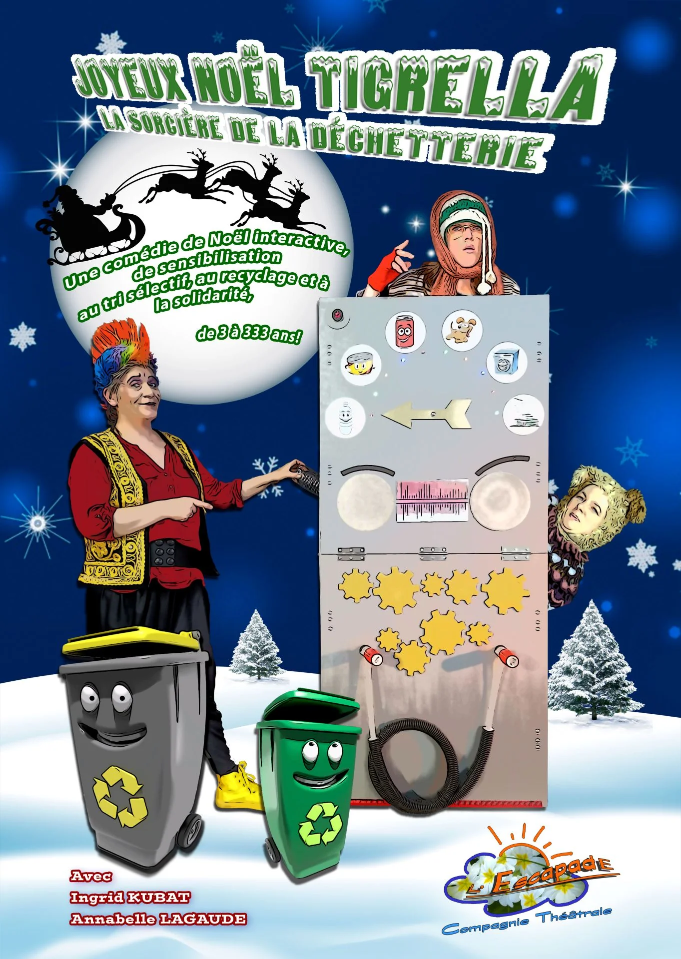 Joyeux Noël Tigrella, la sorcière de la déchetterie - Photo 1