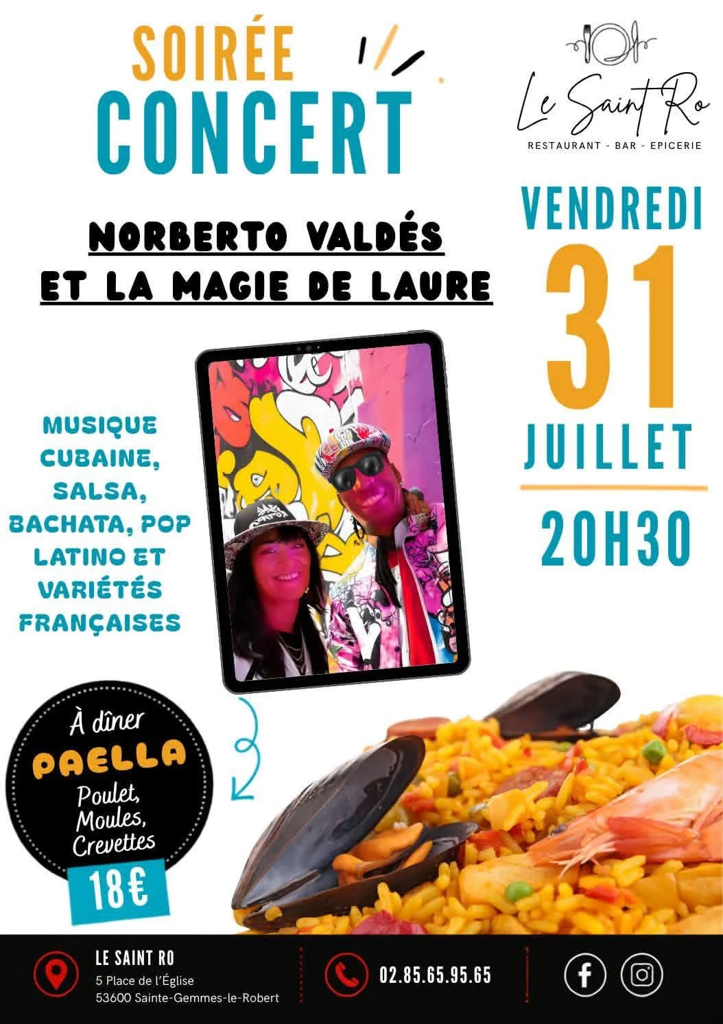 Soirée Caliente au Saint Ro (Paella) - Photo 1